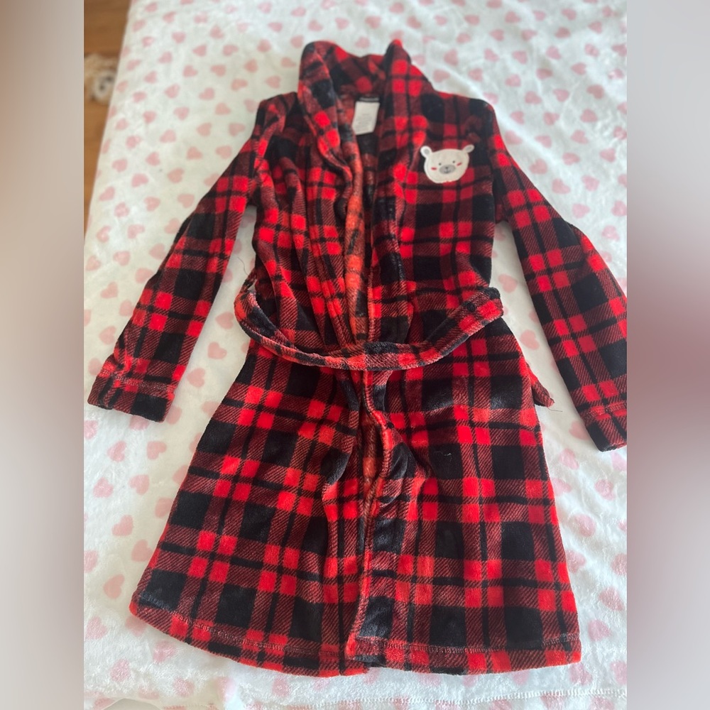 Girls Red and Black Robe M (10/12)